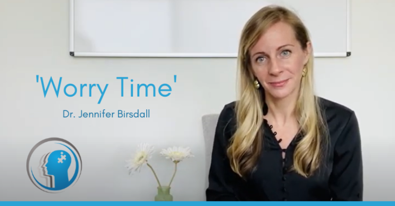 Setting Aside Worry Time Video Thumbnail