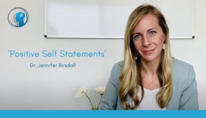 Positive Self Statements Video Thumbnail Image