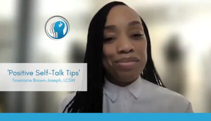 Positive Self-Talk Tips Video Thumbnail Image