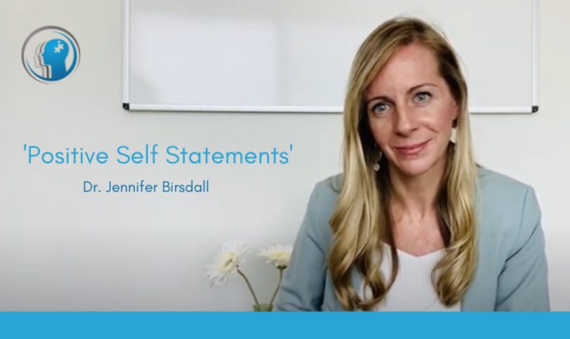 Positive Self Statements Video Thumbnail