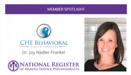 August 2022 National Register Member Spotlight, Joy Nadler Frankel, PsyD Thumbnail