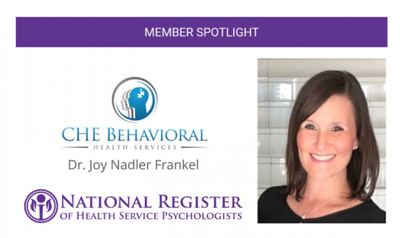 August 2022 National Register Member Spotlight, Joy Nadler Frankel, PsyD Thumbnail